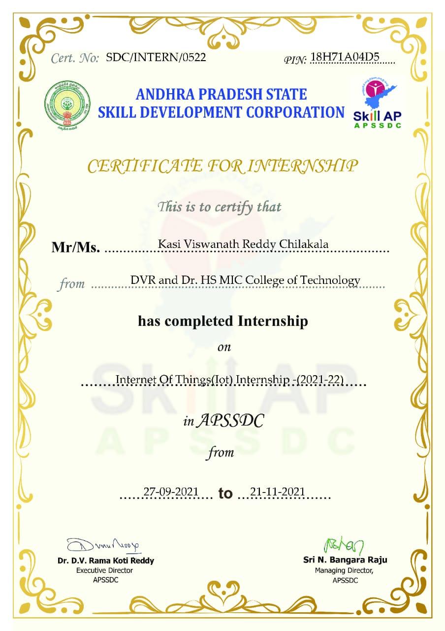 IOT Internship